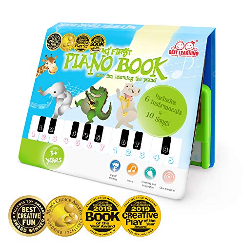 Product Cover BEST LEARNING My First Piano Book - Educational Musical Toy for Toddlers Kids Ages 3 Years and up - Ideal Gift for Boys and Girls