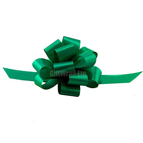 Product Cover Emerald Green Gift Pull Bows - 5