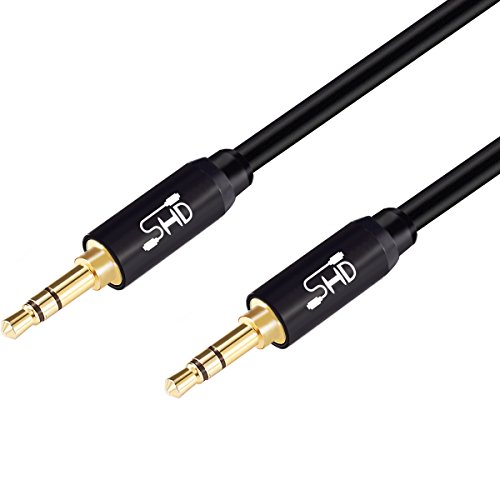 Product Cover Aux Cable,SHD 3.5mm Audio Cable Aux for Car Auxiliary Audio Stereo Cable 3.5mm Cord Premium Sound Dual Shielded with Gold Plated Connectors-10Feet