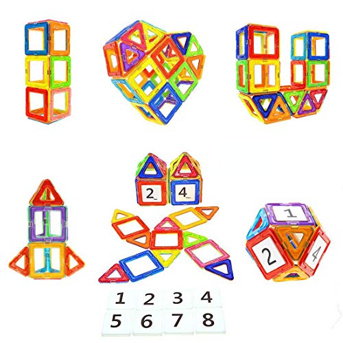 Product Cover Soyee Magnetic Blocks STEM Educational Toys Magnet Building Block Tiles Gifts for 3 4 5 6 7 Year Old Boys and Girls