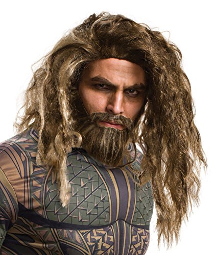 Product Cover Rubie's Costume Co. Men's Justice League Aquaman Beard and Wig