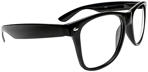 Product Cover Kangaroo's Black Wayfarer Super Hero Nerd Glasses