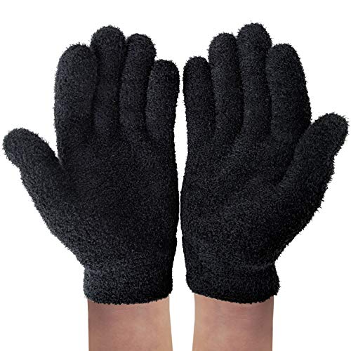 Product Cover NatraCure Gel Moisturizing Gloves - Black (Lavender Scent) - (For Anti-Aging and Relief from Eczema and Dry, Rough, and Cracked Hands)