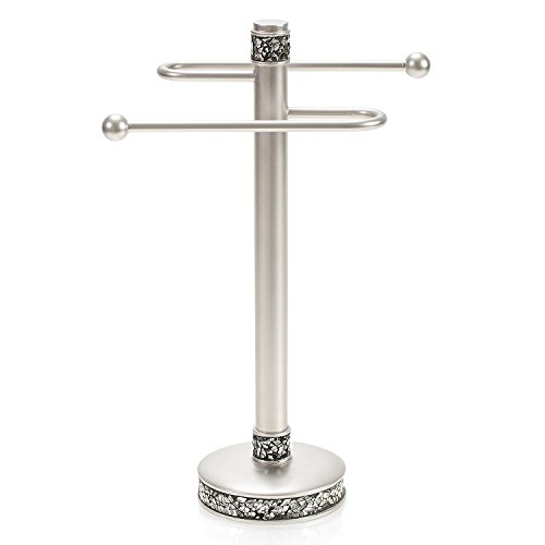 Product Cover Towel Stand : Creative Scents Towel Stand, Silver