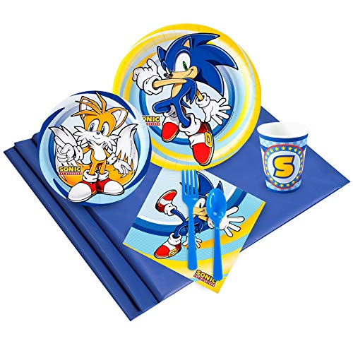 Product Cover BirthdayExpress Sonic The Hedgehog Party Supplies - Party Pack for 24 Guests