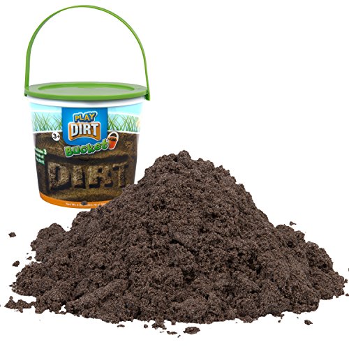 Product Cover Play Dirt Bucket (3 Lb) - Unique Kinetic Dirt-Like Sand for Burying and Digging Fun by Sands Alive