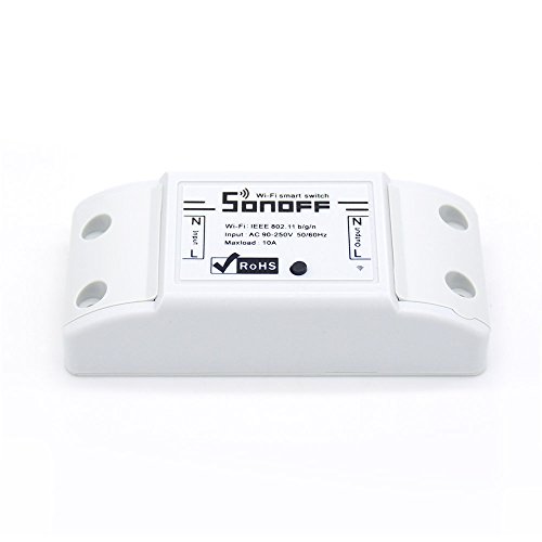 Product Cover Sonoff Basic Smart Remote Control Wireless Switch Module Modified Low-cost Update Smart Home Solution with Timer for iOS Android Compatible with Alexa