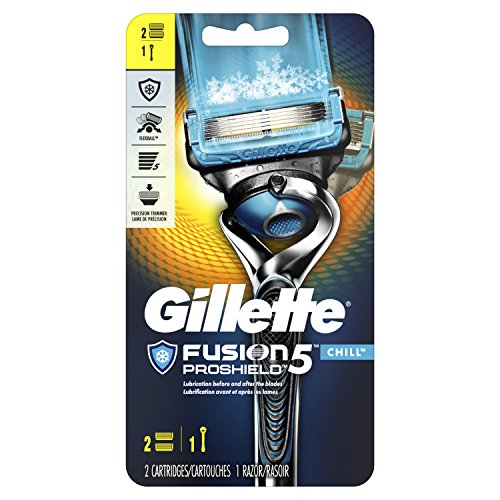 Product Cover Gillette Fusion5 ProShield Chill Men's Razor (1 Handle + 2 Blade Refills)