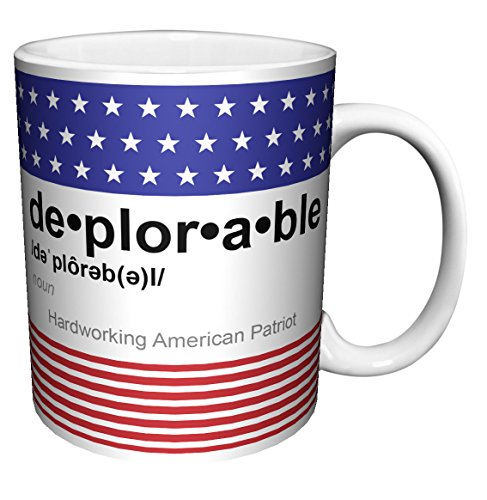 Product Cover Deplorable Hardworking Patriot Donald Trump Political Novelty Coffee (Tea, Cocoa) Mug, 11 Ounce