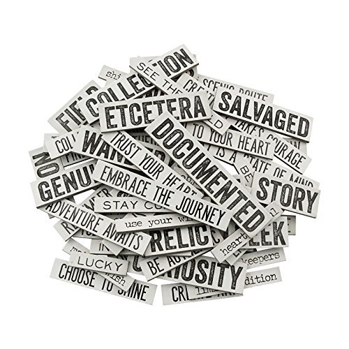 Product Cover Quote Chips by Tim Holtz Idea-ology, Chipboard, 58 Quote Chips (TH93563)
