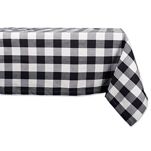Product Cover DII Cotton Buffalo Check Plaid Rectangle Tablecloth for Family Dinners or Gatherings, Indoor or Outdoor Parties, & Everyday Use (60x120