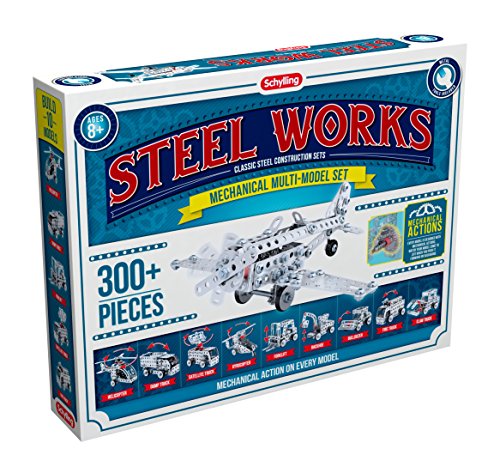 Product Cover Schylling Steel Works Mechanical Multi-Model Construction Building Kit