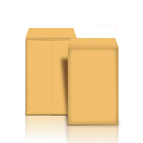 Product Cover AmazonBasics Catalog Mailing Envelopes, Peel & Seal, 6x9 Inch, Brown Kraft, 250-Pack
