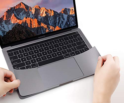 Product Cover FORITO Palm Rest Cover Skin with Trackpad Protector Compatible 13 Inch MacBook Pro Model A2159 A1706 A1708 A1989, 2019 2018 2017 or 2016 Released(Space Gray)