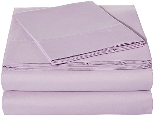 Product Cover AmazonBasics Light-Weight Microfiber Sheet Set - Twin, Frosted Lavender