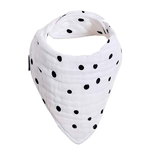 Product Cover Bebe au Lait Oh So Soft Luxury Muslin Bandana Bib, Dottie