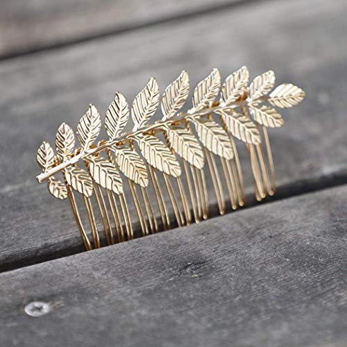 Product Cover Yean Leaf Bridal Hair Combs Bride Wedding Hair Accessories Gold Headpiece for Women and Girls