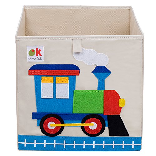 Product Cover Wildkin Kids 13 Inch Storage Cube for Boys and Girls, Helps Keep Toys, Games, Books, and Art Supplies Organized in Your Child's Bedroom or Playroom, Designs Coordinate with Our Bedding and Room Decor