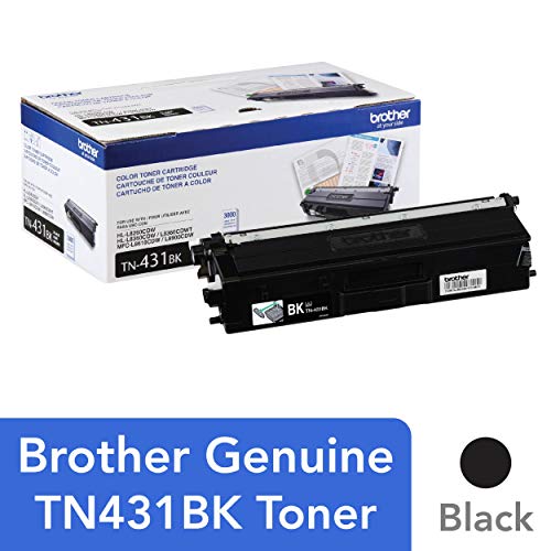 Product Cover Brother Printer TN431BK Standard Yield Toner-Retail Packaging , Black
