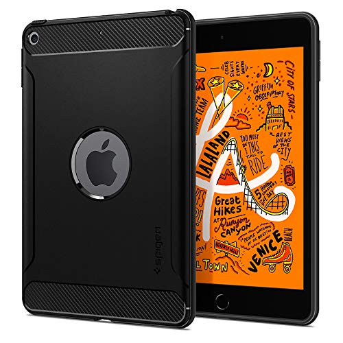 Product Cover Spigen Rugged Armor Works with iPad Mini 5 7.9 inch 2019 Case - Black