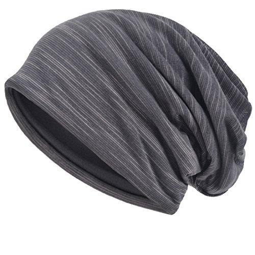 Product Cover VECRY Men Slouch Hollow Beanie Thin Summer Cap Skullcap