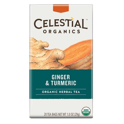 Product Cover Celestial Seasoning, Ginger & Turmeric , 20 tea bags , Pack of 1