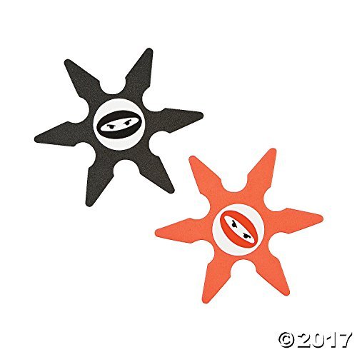 Product Cover Fun Express Foam Ninja Star Party Favors - 24 pc