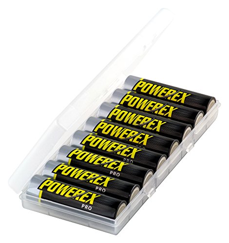 Product Cover Powerex PRO High Capacity Rechargeable AA NiMH Batteries (1.2V, 2700mAh) - 8-Pack, (MH-8AAPRO-BH)