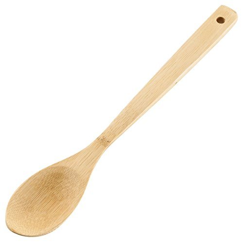Product Cover Long Dutch Oven Cooking Spoon. 22 Inch Long Bamboo Spoon. Large Wooden Spoon, Pack of 2