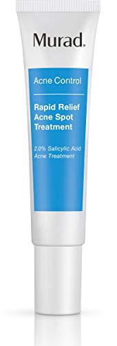 Product Cover Murad Rapid Relief Acne Spot Treatment with 2% Salicylic Acid - (0.5 fl oz), Maximum Strength Invisible Gel Spot Treatment for Fast Acne Relief That Reduces Blemish Size and Redness Within 4 Hours