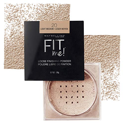 Product Cover Maybelline New York Fit Me Loose Finishing Powder, Light Medium, 0.7 Oz