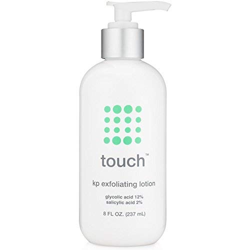 Product Cover touch keratosis pilaris treatment 12% glycolic acid & 2% salicylic acid exfoliating lotion - low ph - moisturizing cream smooths bumps away and gets rid of redness, 8 ounce