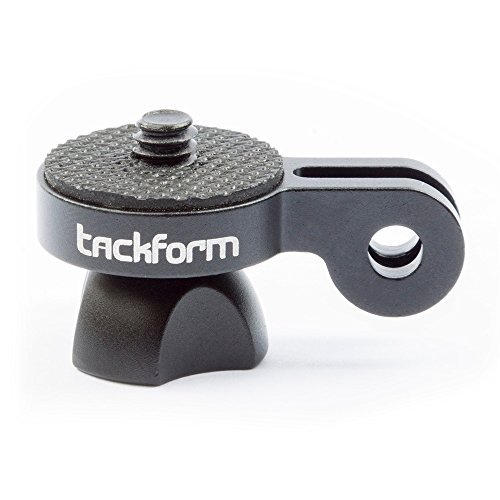 Product Cover Tackform Solutions Action Cam Mount Aluminum Conversion Adapter GoPro Mounts (1/4-Inch 20) Adapter Action Camera - Works All Devices That Have 1/4-20 - Aircraft Grade Aluminum TACKFORM