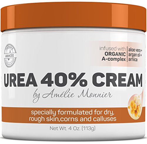 Product Cover Urea 40% Foot Cream with Organic Botanicals - Instant Relief for Cracked Heels, Dry & Rough Skin - Best Feet, Nails & Elbows Fix - Repairs Thick, Callused Skin. 4 oz Moisturizer Emollient