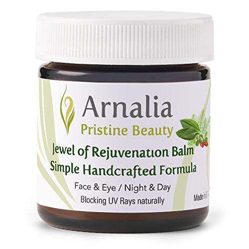 Product Cover ARNALIA 100% Natural & Organic Wild Herbs, Eye&Face Cosmetic Skin Care Cream, Emollient, Anti Wrinkle, Anti Aging, Age Spot, Firming, Hydrating Balm, Collagen, Vitamin A,C,E,F Moisturizer,SPF