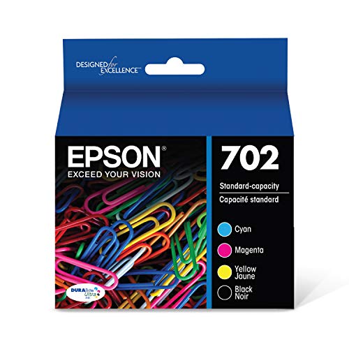 Product Cover Epson T702120-BCS DURABrite Ultra Black and Color Combo Pack Standard Capacity Cartridge Ink