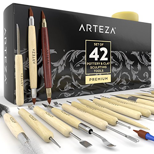 Product Cover Arteza Pottery & Clay Sculpting Tools (Set of 42)