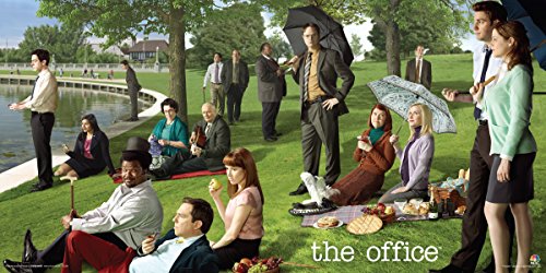 Product Cover Culturenik The Office Georges Seurat Painting (Dunder Mifflin) Cast Group Workplace Comedy TV Television Show Print (Unframed 12x24 Poster)