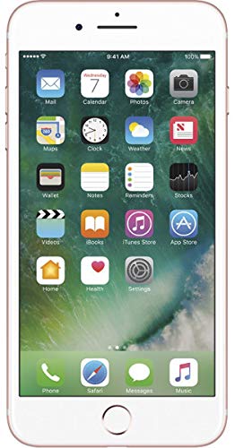 Product Cover Apple iPhone 7 Plus, GSM Unlocked, 128GB - Rose Gold (Renewed)