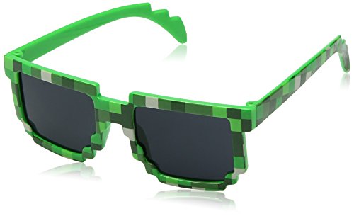 Product Cover Pixel Kids Sunglasses - Novelty Retro Gamer Geek Glasses for Boys and Girls Ages 6+ by EnderToys