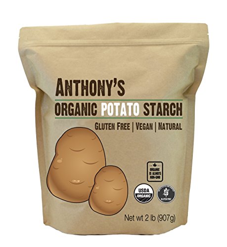Product Cover Anthony's Organic Potato Starch, Unmodified, 2lbs, Gluten Free & Non GMO, Resistant Starch