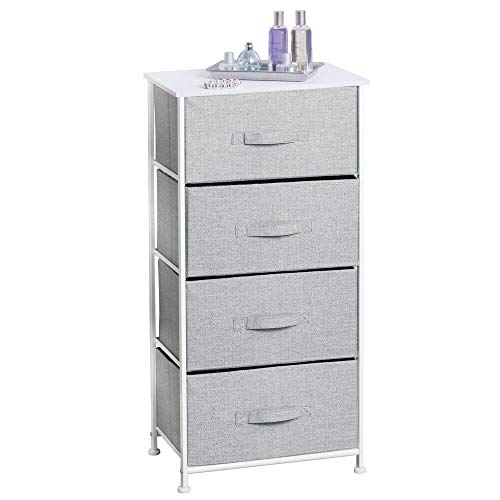 Product Cover mDesign Organizer Dresser for Clothing Sweaters, Jeans, Blankets, Gray