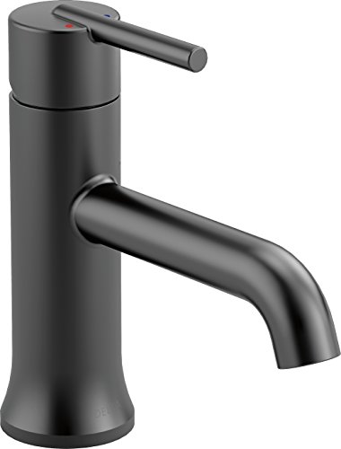 Product Cover Delta Faucet Trinsic Single-Handle Bathroom Faucet, Matte Black 559LF-BLLPU