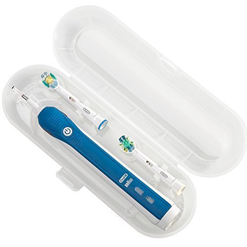 Product Cover Transparent: Nincha Portable Replacement Plastic Electric Toothbrush Travel Case for Oral-B Pro Series