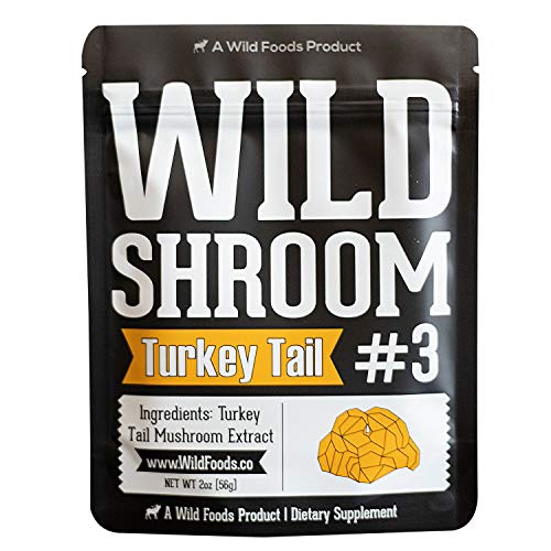 Product Cover Turkey Tail Mushroom Extract Powder 10:1 | Fruiting Bodies, Triple Water Extracted, Vegan, Paleo Adaptogenic, Immune Promoter, Gut Health & Mental Support (2 Ounce)