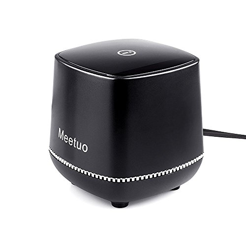 Product Cover Meetuo Wired Speaker, Portable Travel Loudspeaker with Novel Modeling/Mini Box Stereo Powered Home Audio with USB Plug for Notebook, Laptop,PC, Desktop Tablet (Black)