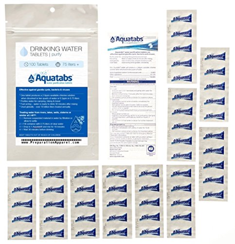 Product Cover Aquatabs 100 Pack - World's #1 Water Purification Tablets
