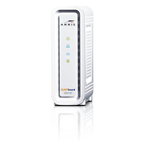 Product Cover ARRIS Surfboard SB6190-RB DOCSIS 3.0 Cable Modem - (Renewed) - White