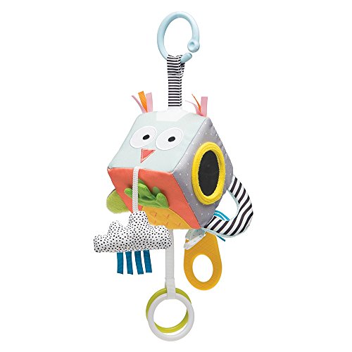 Product Cover Taf Toys Baby's Development Cube | 3+ Months Baby's Curiosity Enhancer, Promotes Imagination, Senses & Motor Skills, Pram, Crib & Car Seat Attachable, Toys for Easier Envelopment and Easier Parenting