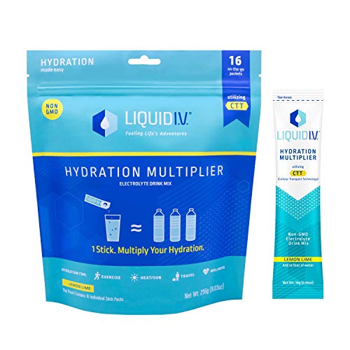 Product Cover Liquid I.V. Hydration Lemon Lime Electrolyte Powder Drink Mix, 28 Count